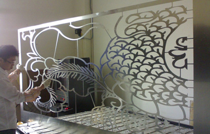 3MM鋁板切割製作雕花 3MM鋁板切割製作雕花